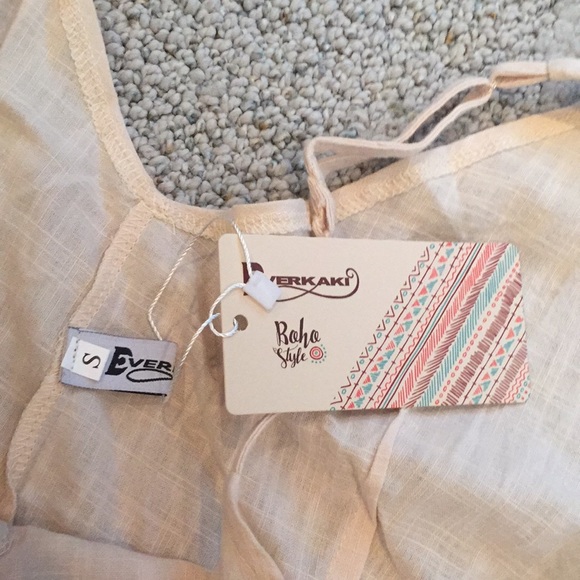 NEW with Tags Everkaki tank jumper Boho style - Picture 3 of 4